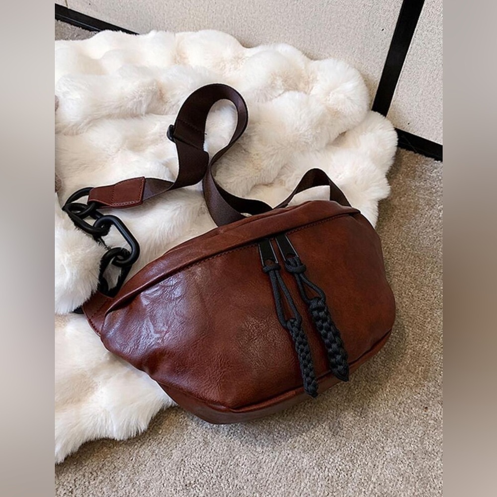New Brown Crossbody Bag, Fanny Pack, Shoulder Bag - Picture 6 of 10
